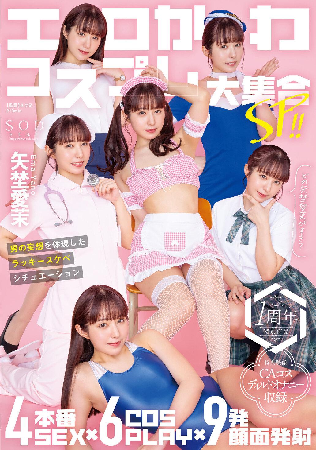 エロかわコスプレ大集合SP！！ 4本番SEX×6COSPLAY×9発顔面発射 男の妄想を体現したラッキースケベシチュエーション 矢埜愛茉【特典映像収録版】