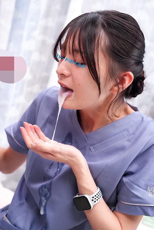 マジックミラー号ハードボイルド 現役看護師がお口のみで包茎皮むき治療に挑戦！皮に包まれた勃起チ〇ポがねっとり舌技でズル剥け！産まれて初めて出てきた亀頭の先から無許可射精がドピュドピュ止まらない！！ サンプル画像 19