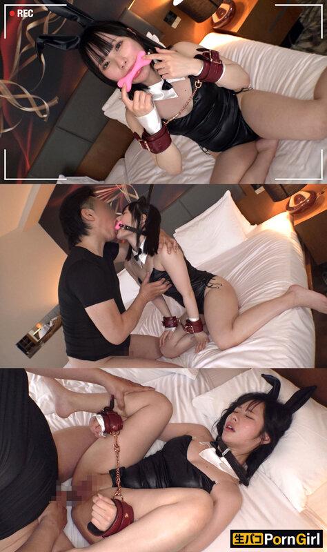 【M気たっぷり潮吹きガール】責められて感じちゃうドM美少女をハメまくり！頭を掴んで自己中イラマ！よだれダラダラで快感MAX！バニーコスで二回戦！漏れ出すオホ声がたまらない！マゾ穴に限界ピストン中出しフィニッシュ！！【PornGirl】【hinako】 松井日奈子 サンプル画像 5