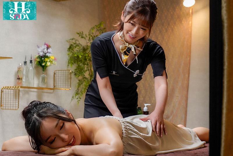 マジックミラーNTRエステ 隣で美乳スレンダーな彼女が寝取られているのに、僕は巨乳お姉さんの凄テクに抗えず、生中セックスしてしまった。 月野かすみ 美園和花 サンプル画像 3